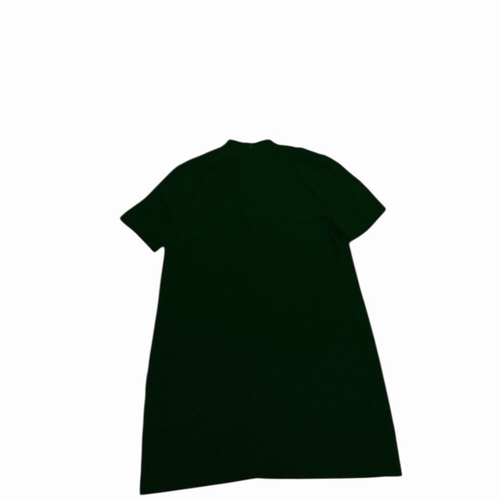 Zara Black Mock Neck Choker V-Neck Cutout Mini Shift Dress Size M LBD